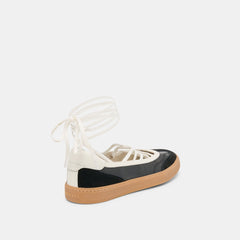 Nyomie Black Leather Sneakers | Women Dolce Vita