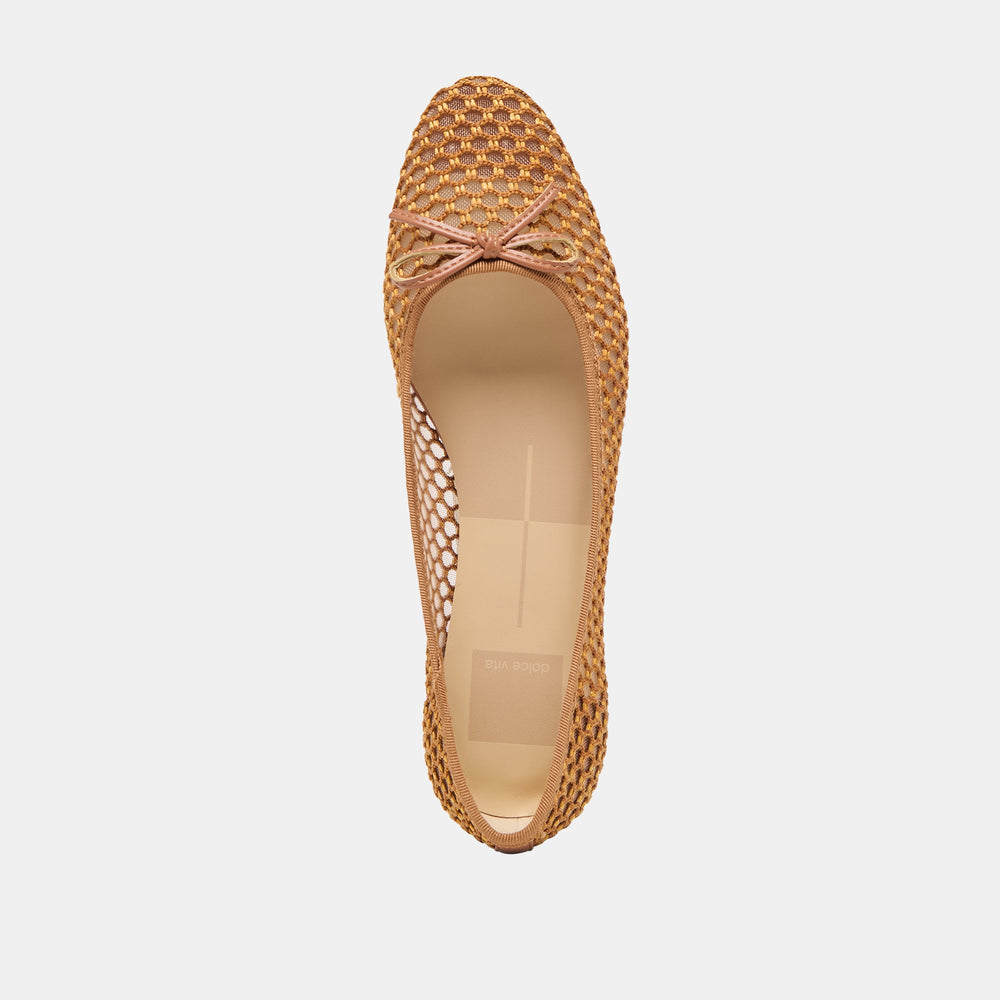 Ulicia Coral Woven Mesh Ballet Flats | Dolce Vita Women
