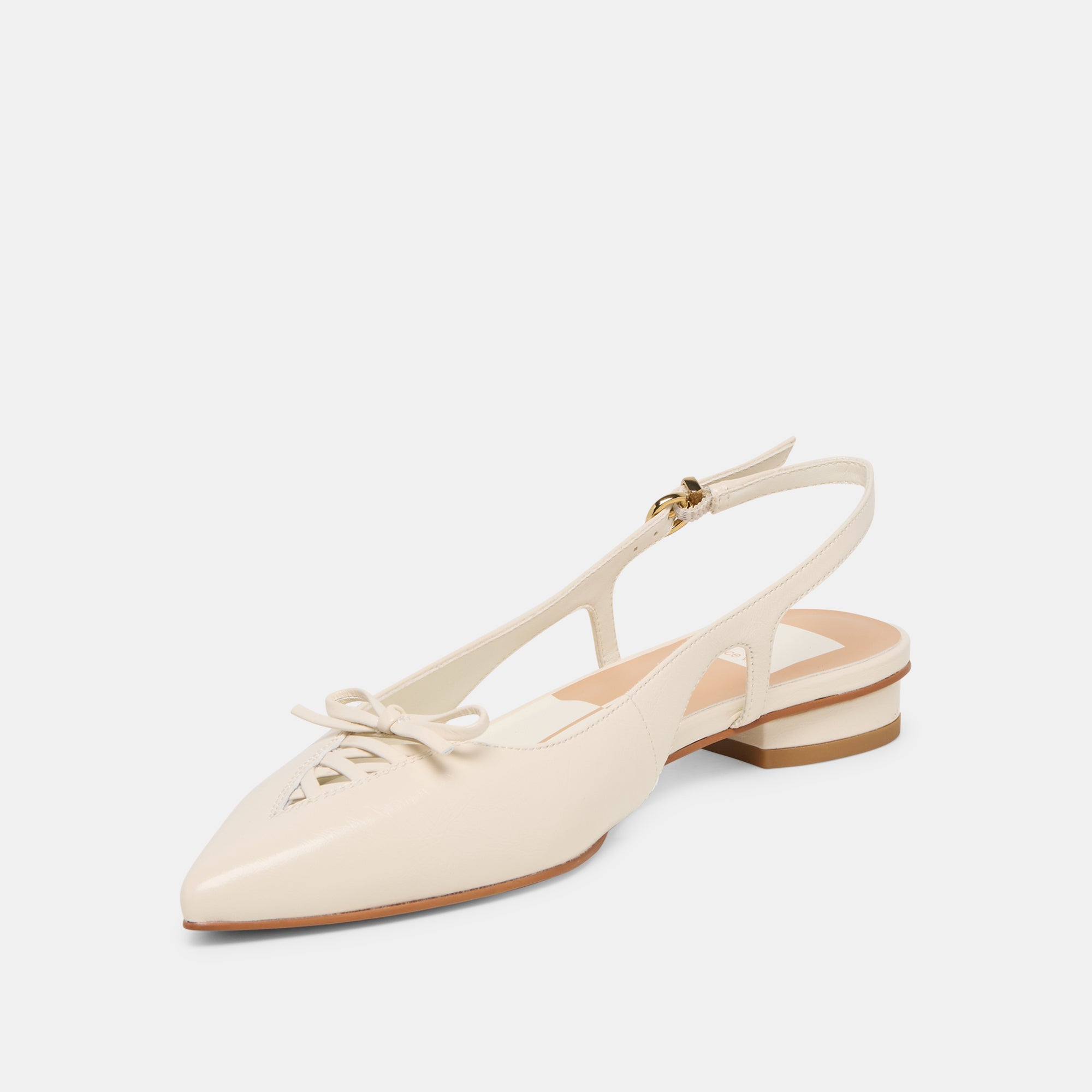 Owana Off White Leather Flats | Dolce Vita Women