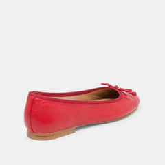 Ritla Cherry Leather Ballet Flats | Dolce Vita Women