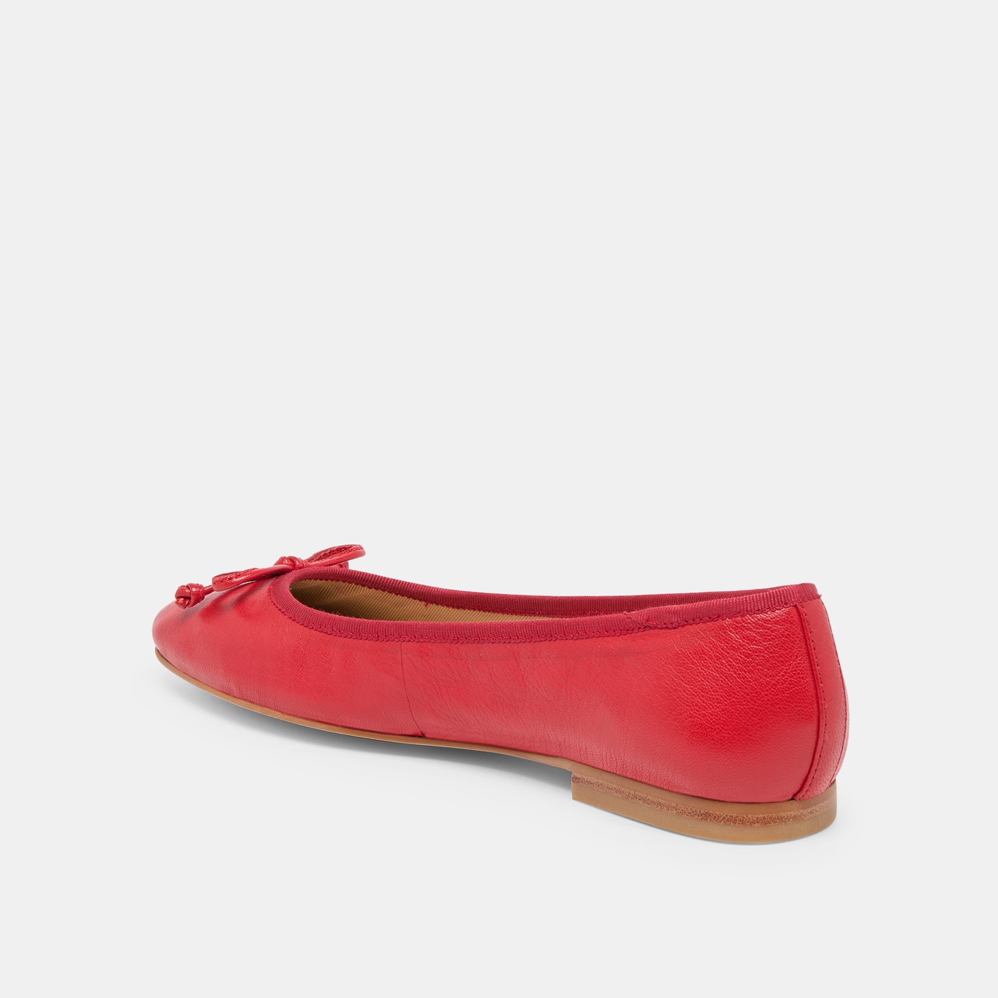 Ritla Cherry Leather Ballet Flats | Dolce Vita Women