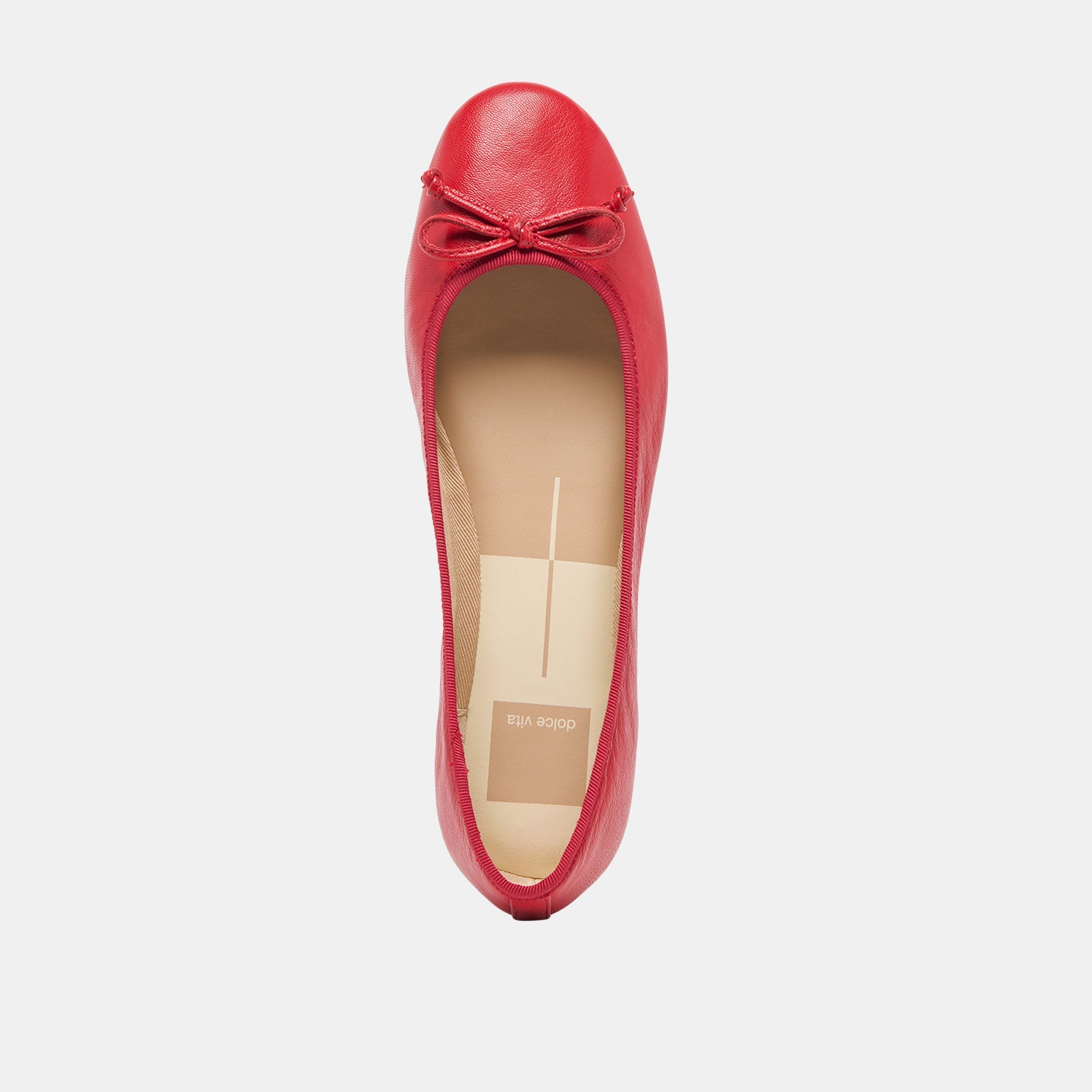 Ritla Cherry Leather Ballet Flats | Dolce Vita Women