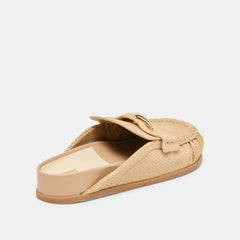 Jodero Lt Natural Raffia Flats | Women Dolce Vita