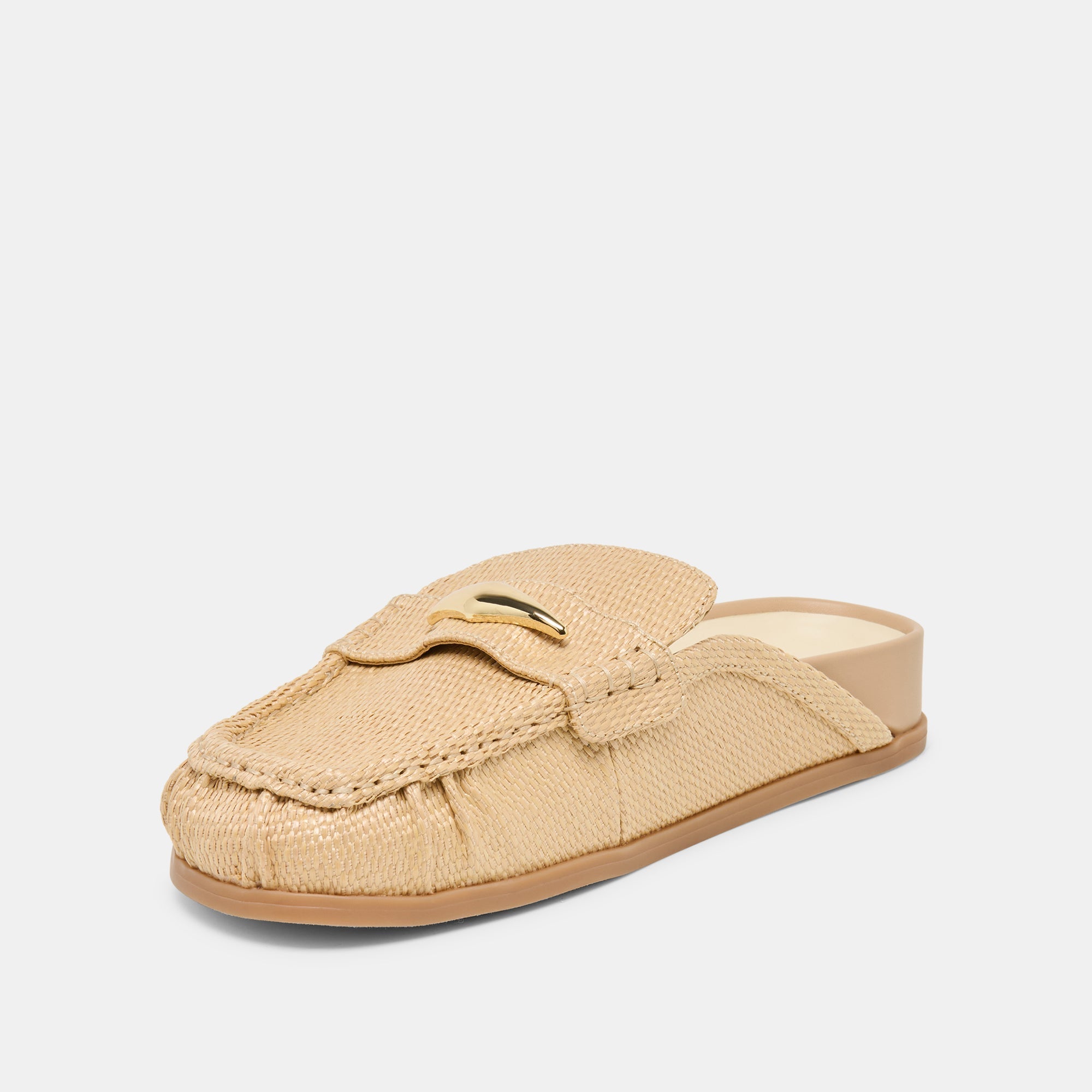 Jodero Lt Natural Raffia Flats | Women Dolce Vita