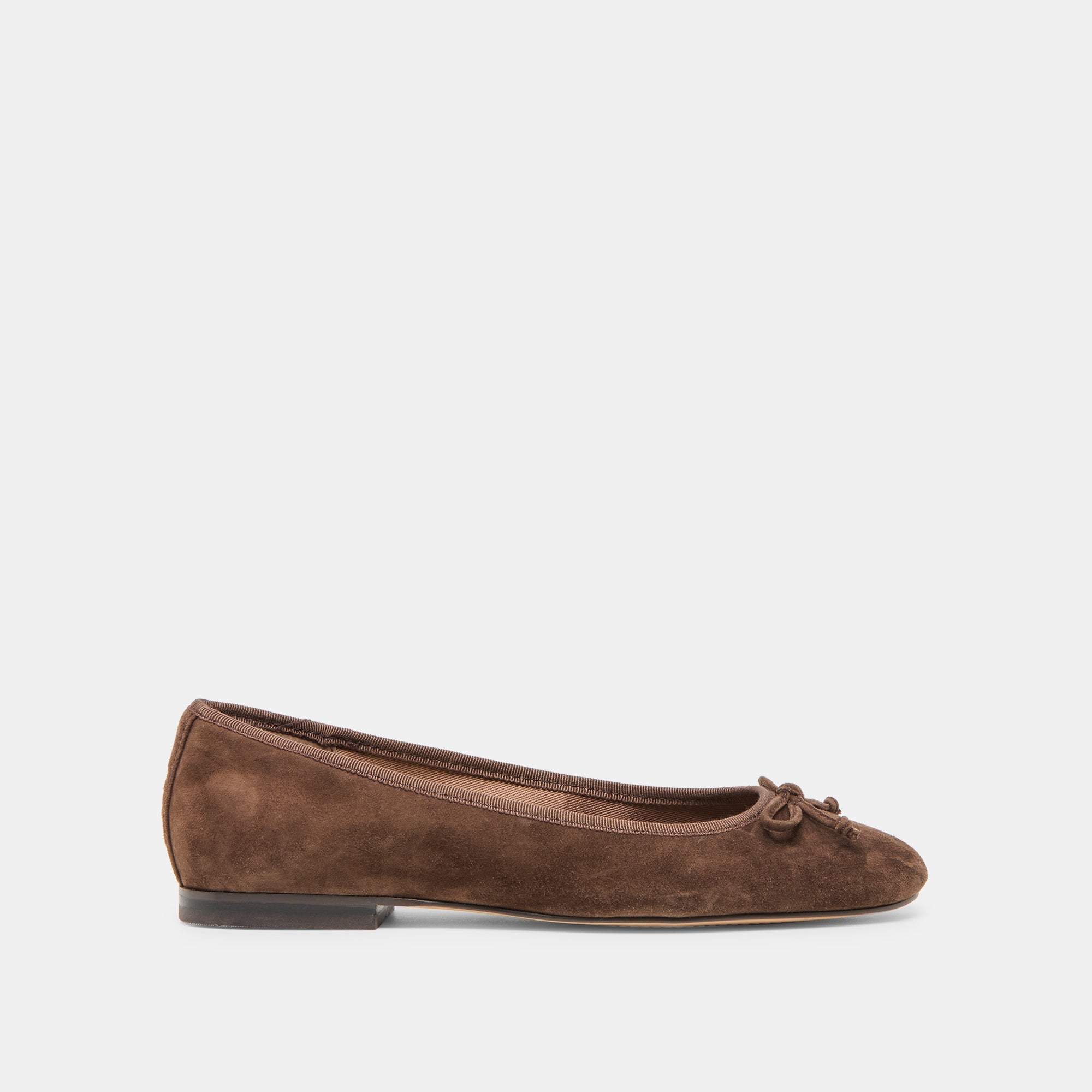 Ritla Dk Brown Suede Ballet Flats | Dolce Vita Women