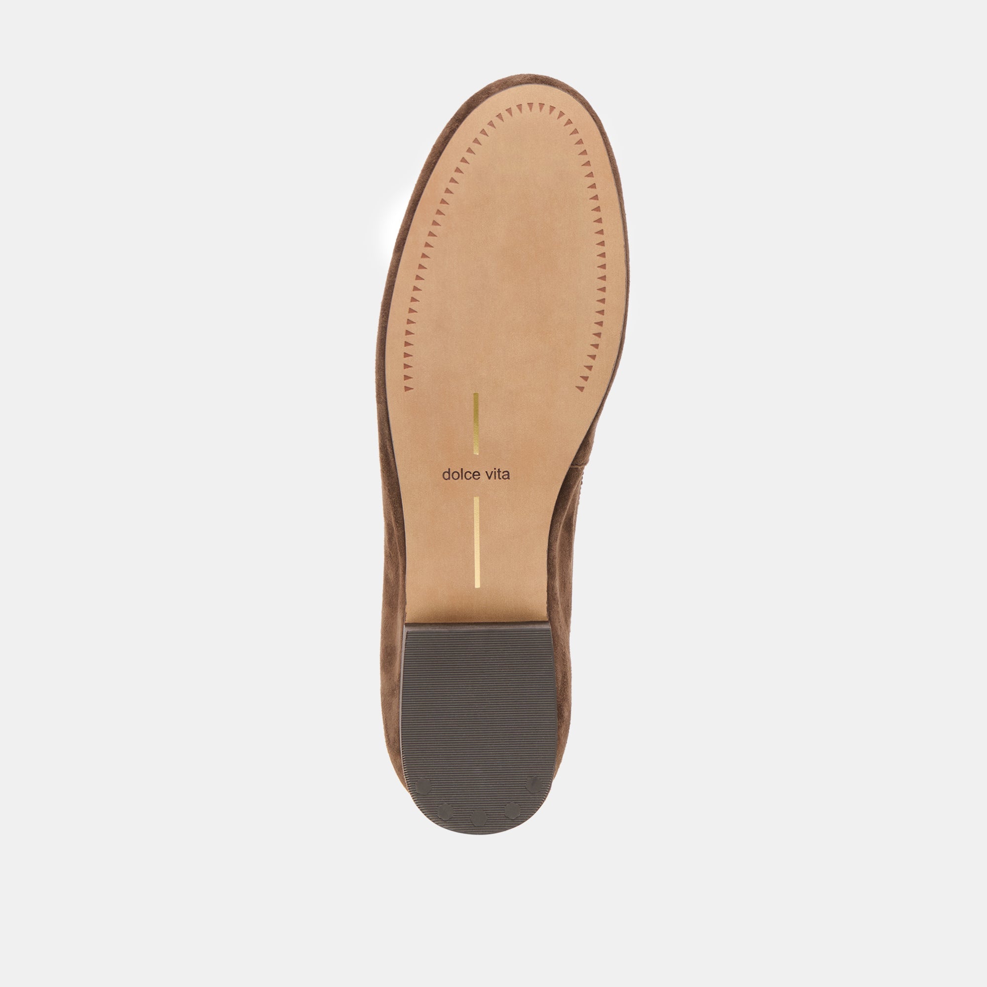 Ritla Dk Brown Suede Ballet Flats | Dolce Vita Women