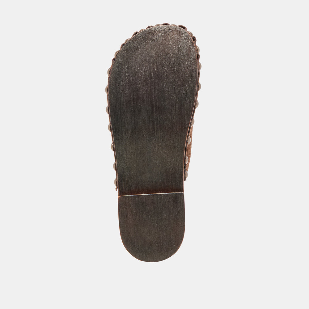 Alanis Brown Suede Flats | Women Dolce Vita