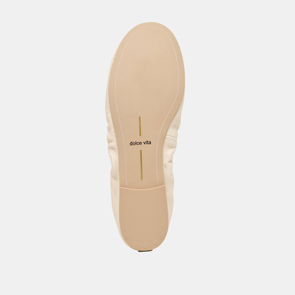 Conrad Bone Leather Ballet Flats | Dolce Vita Women