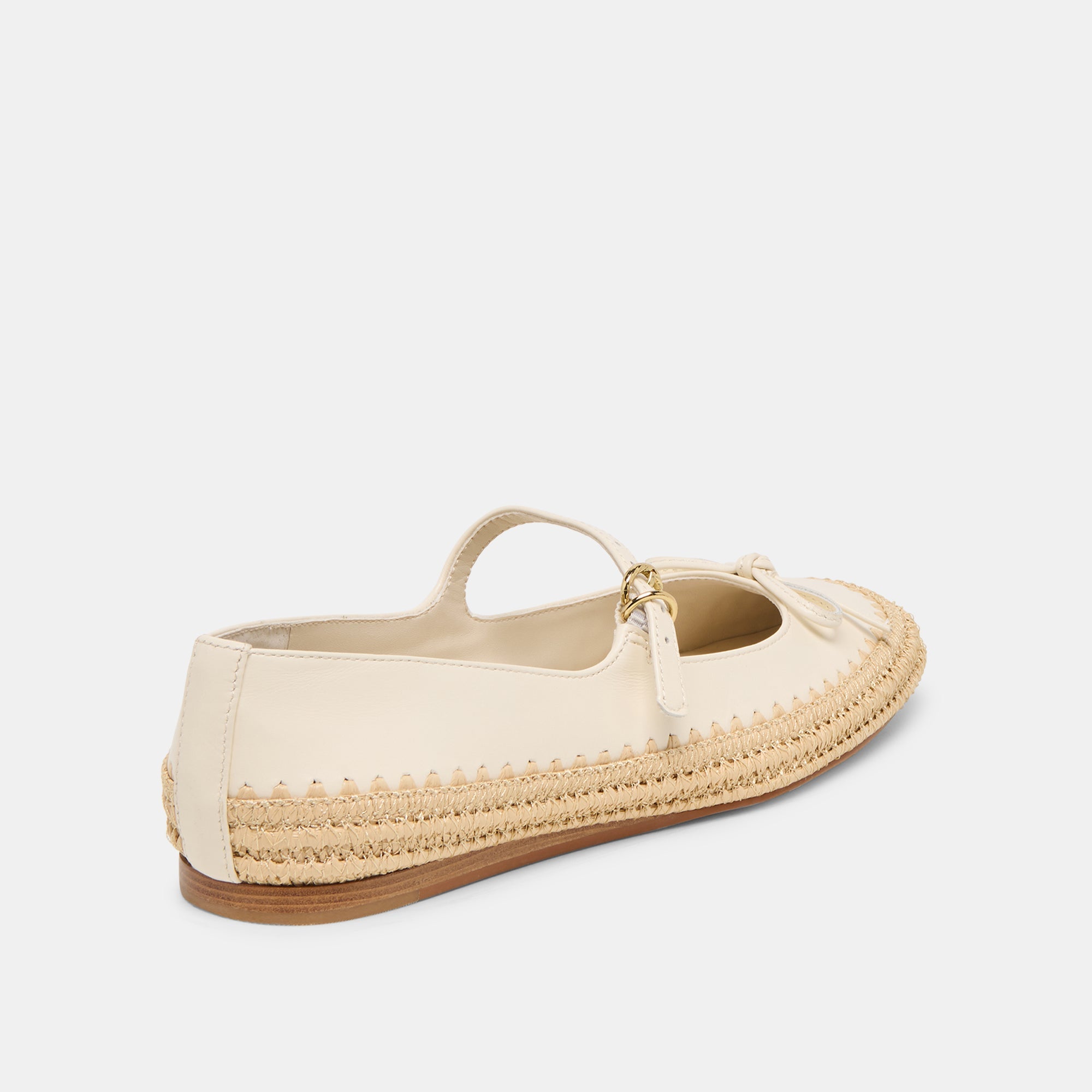 Betony Off White Leather Ballet Flats | Women Dolce Vita