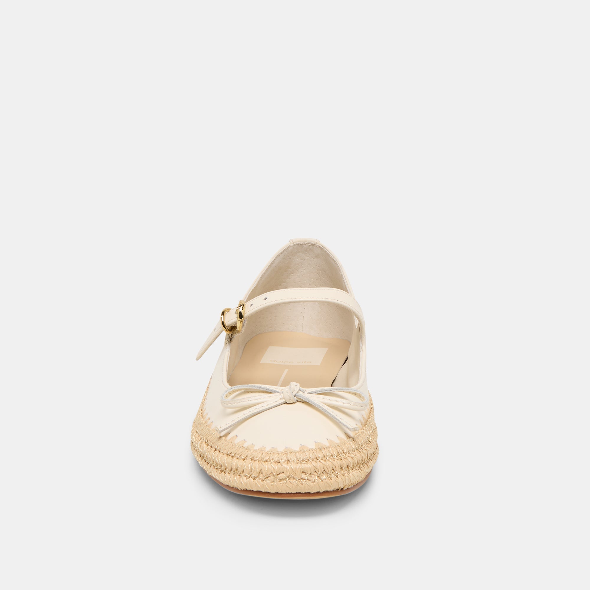 Betony Off White Leather Ballet Flats | Women Dolce Vita