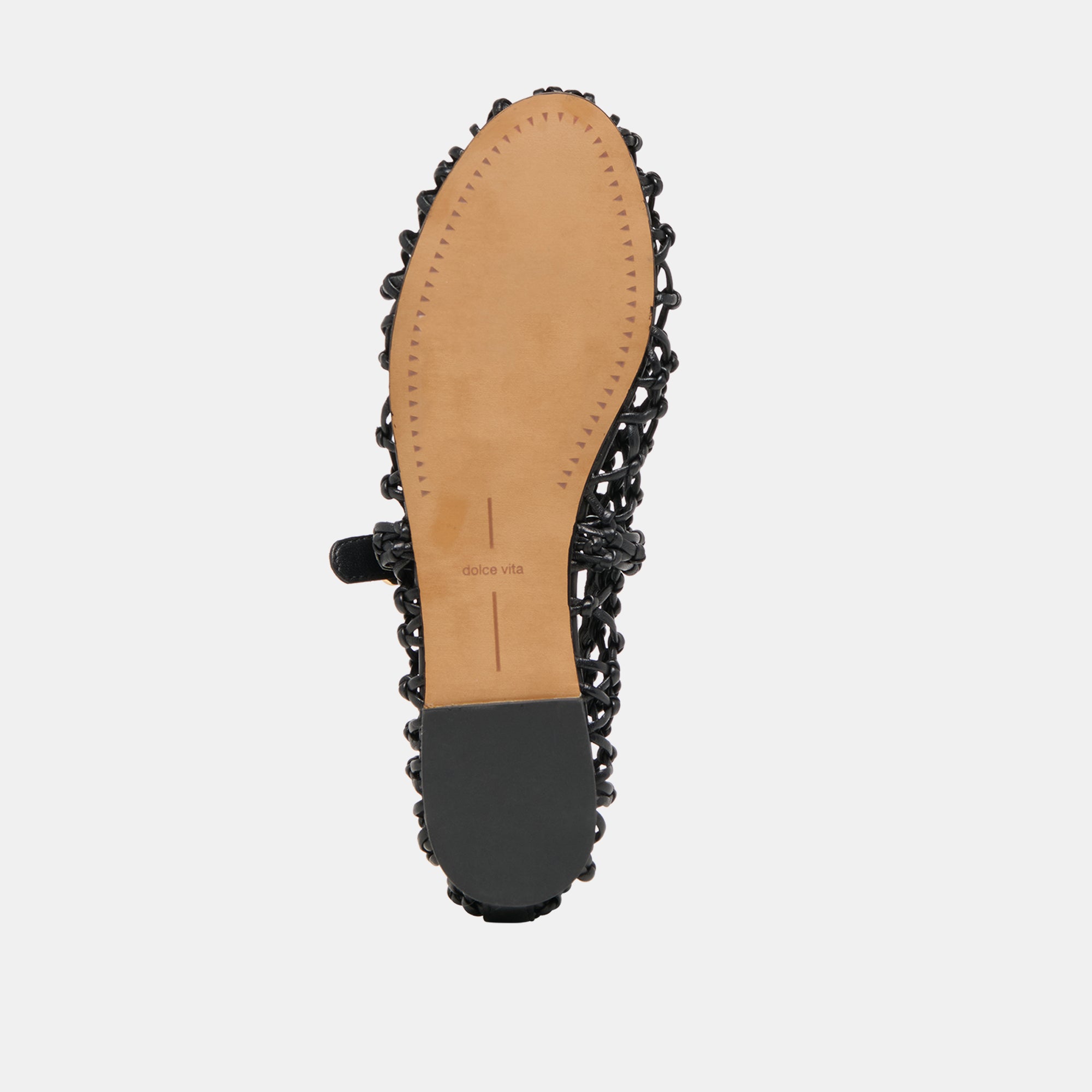 Clair Black Woven Leather Ballet Flats | Dolce Vita Women