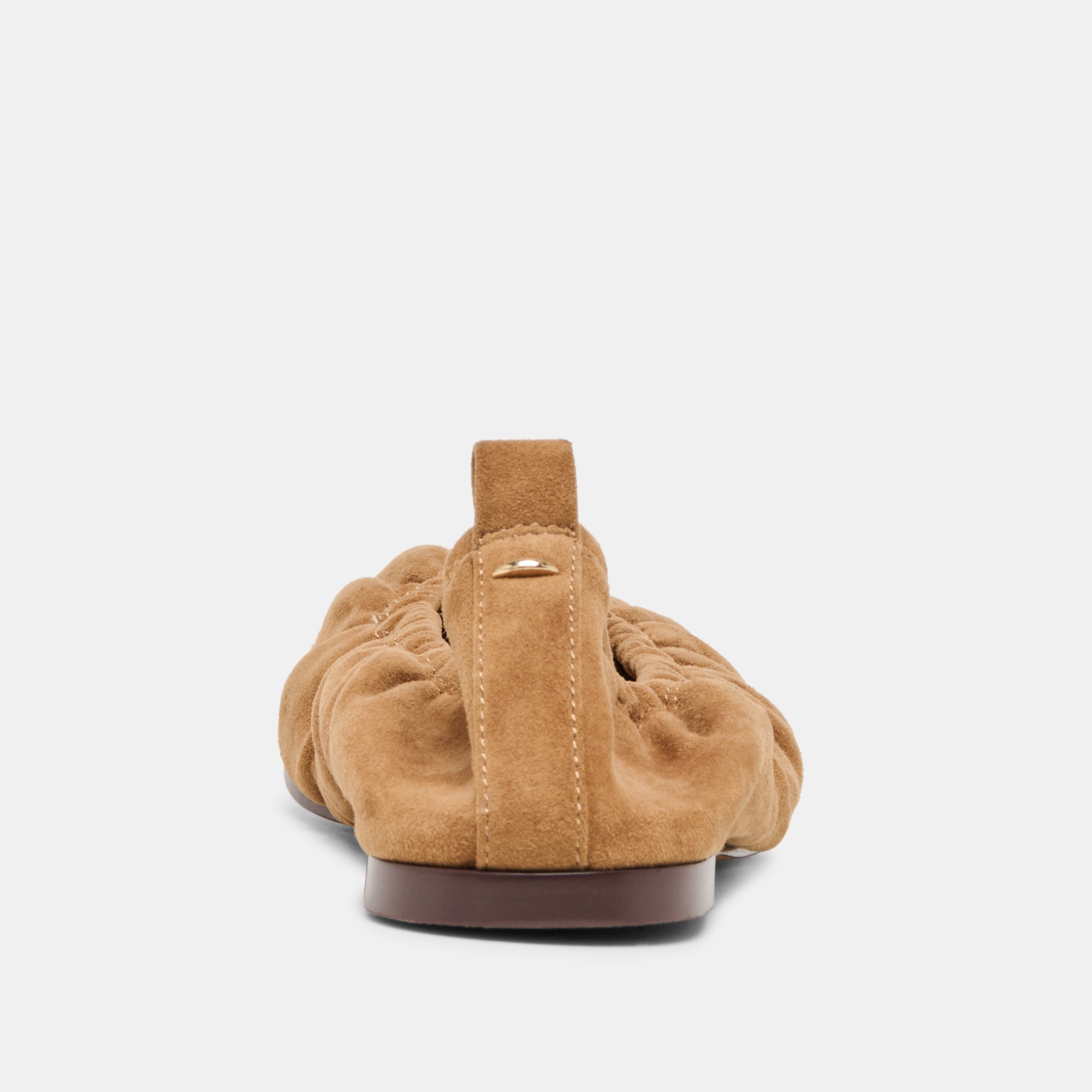 Conrad Lt Brown Suede Ballet Flats | Women Dolce Vita