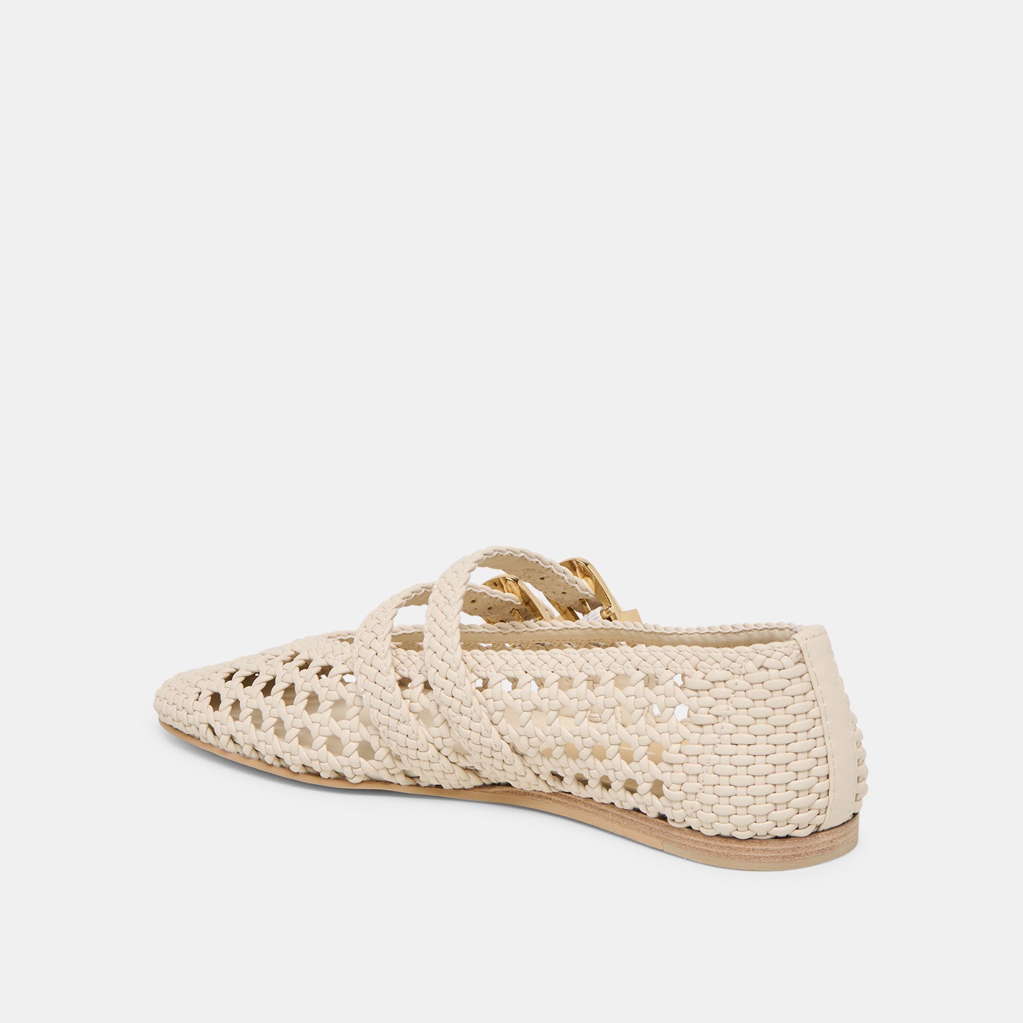 Baylee Creme Woven Stella Ballet Flats | Dolce Vita Women