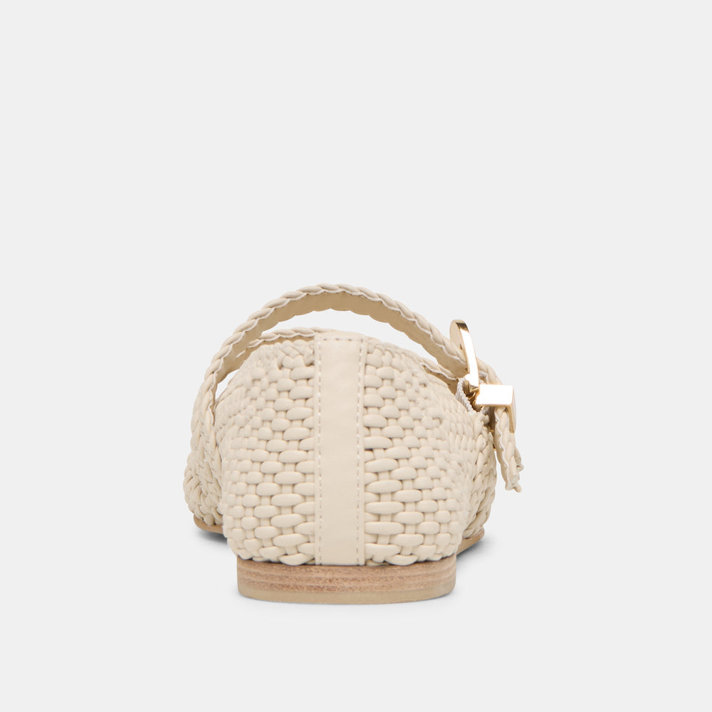 Baylee Creme Woven Stella Ballet Flats | Dolce Vita Women