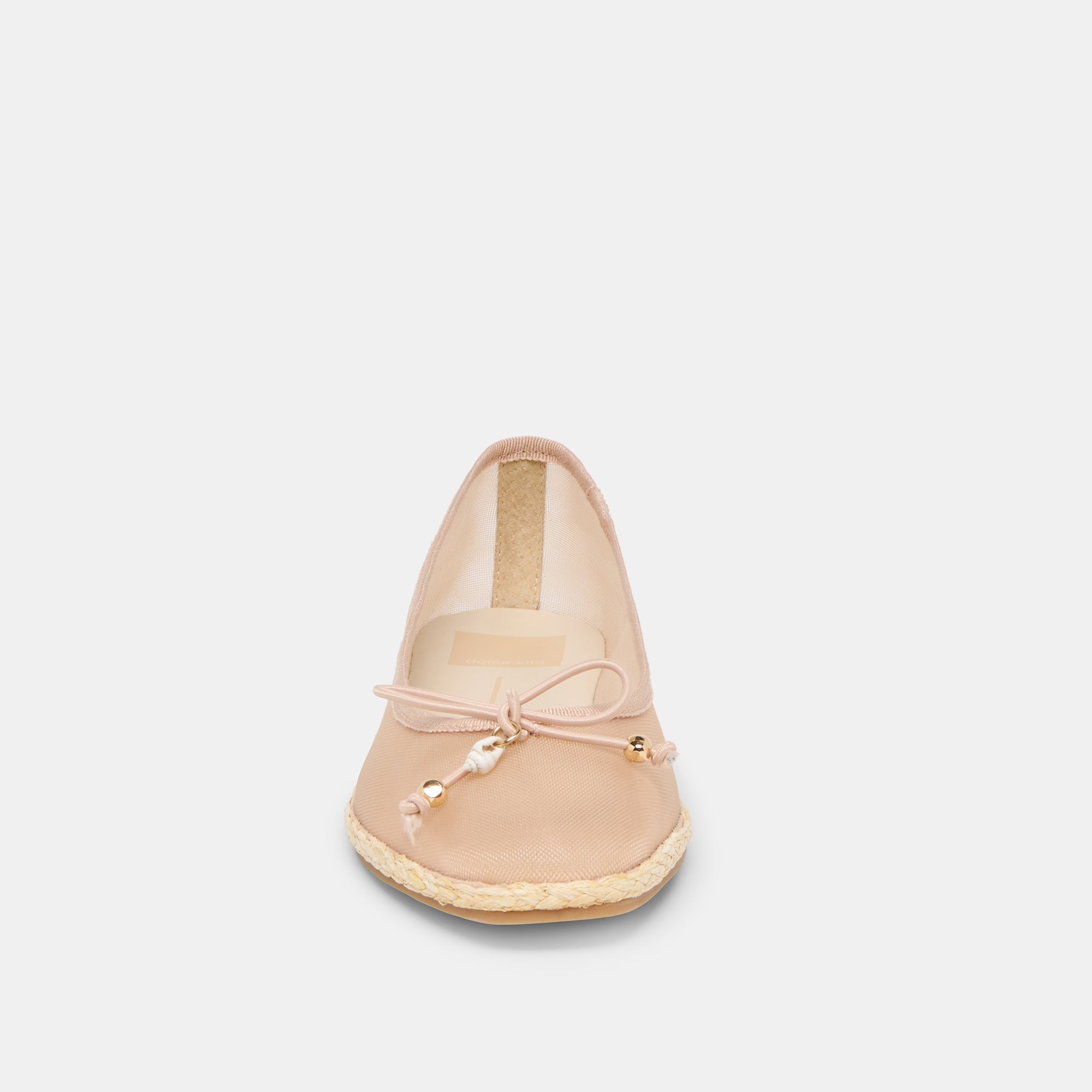 Tianna Mesh Blush Mesh Ballet Flats | Women Dolce Vita