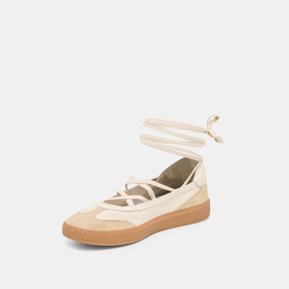 Nyomie Ivory Multi Leather Sneakers | Dolce Vita Women
