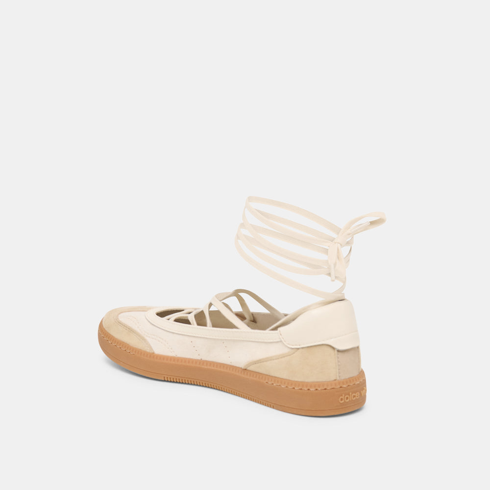 Nyomie Ivory Multi Leather Sneakers | Dolce Vita Women