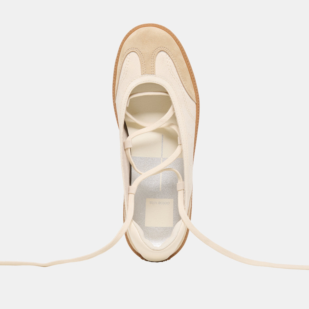 Nyomie Ivory Multi Leather Sneakers | Dolce Vita Women