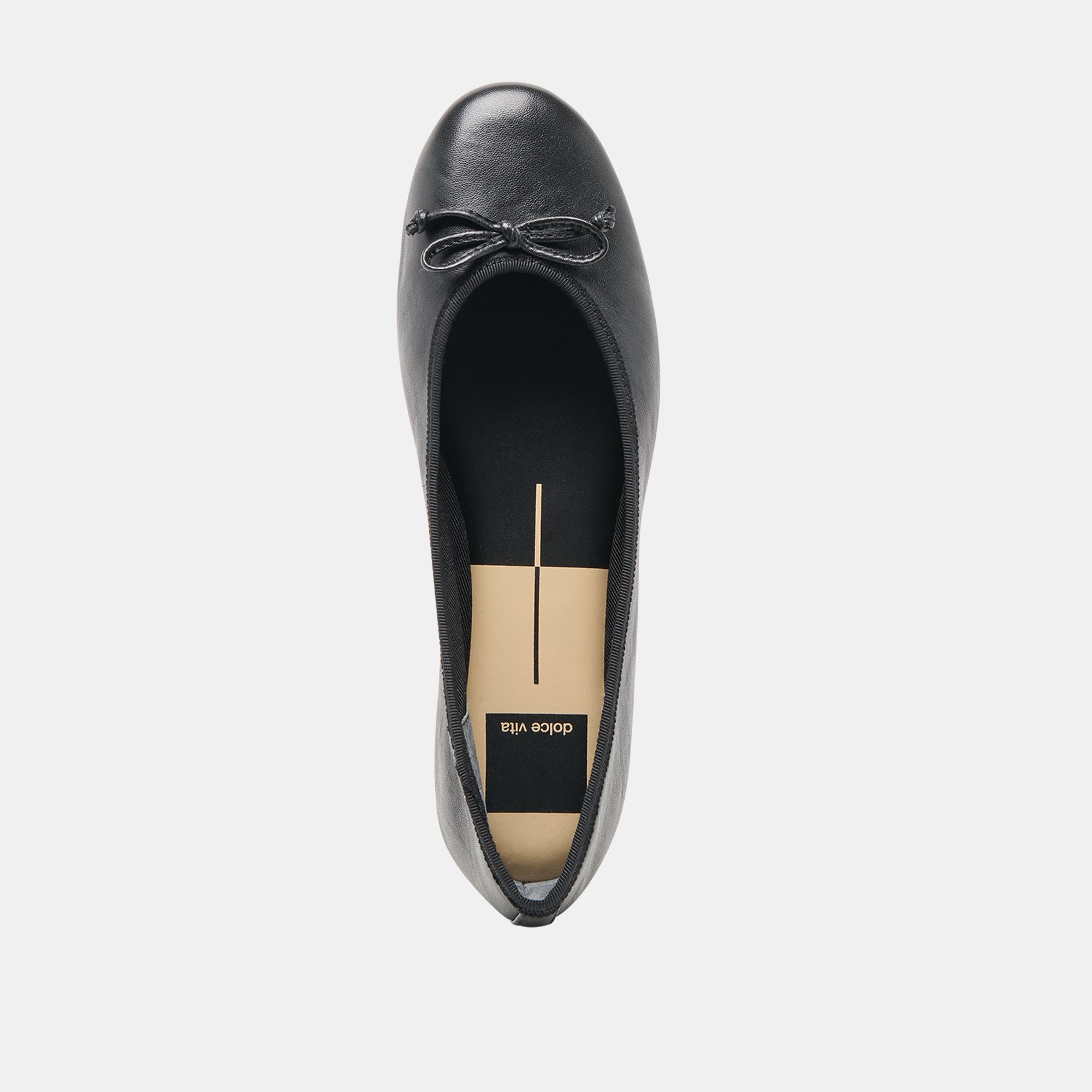 Ritla Black Leather Ballet Flats | Dolce Vita Women