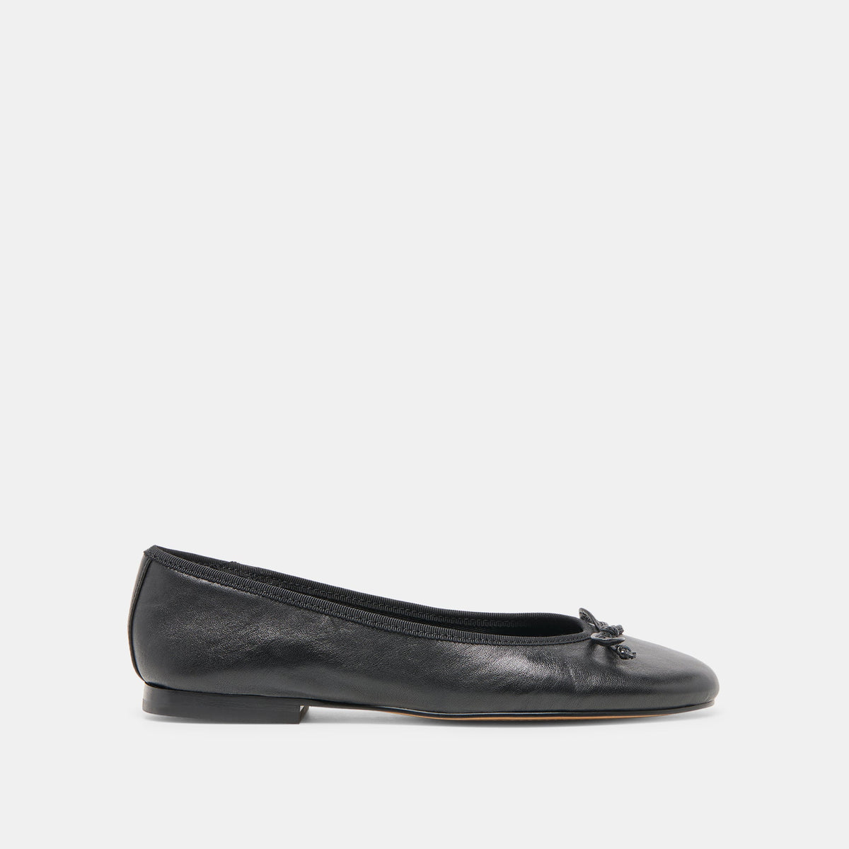 Ritla Black Leather Ballet Flats | Dolce Vita Women