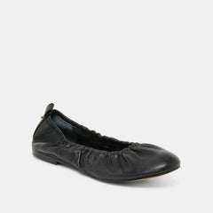 Conrad Black Leather Ballet Flats | Women Dolce Vita