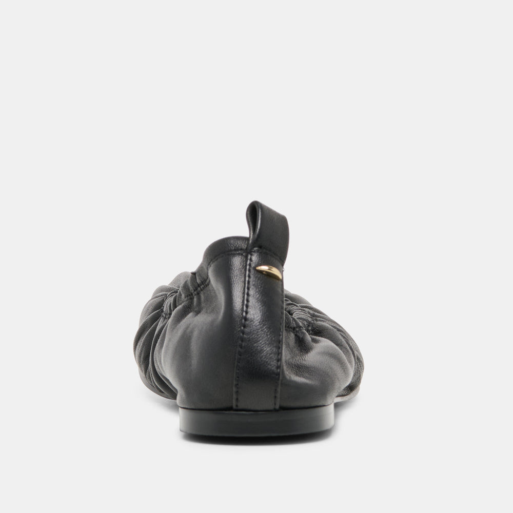 Conrad Black Leather Ballet Flats | Women Dolce Vita