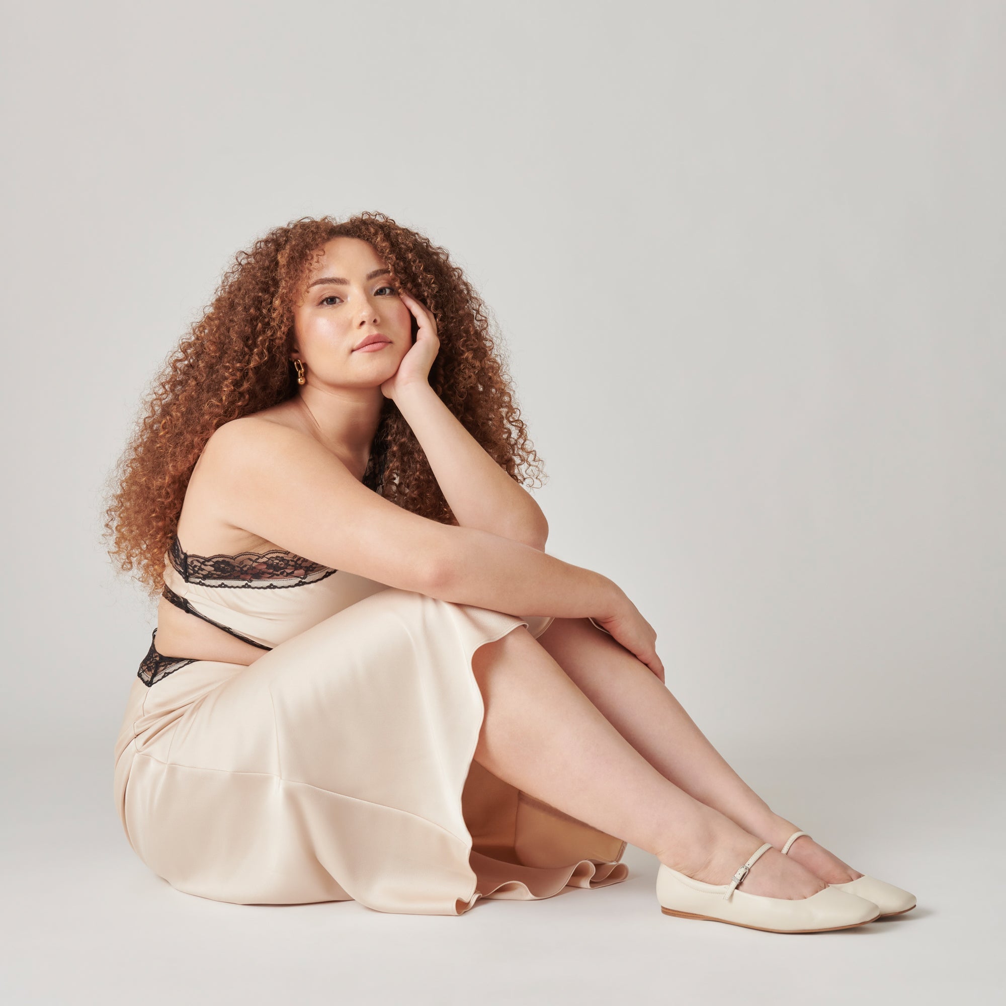 Reyes Ivory Leather Ballet Flats | Dolce Vita Women