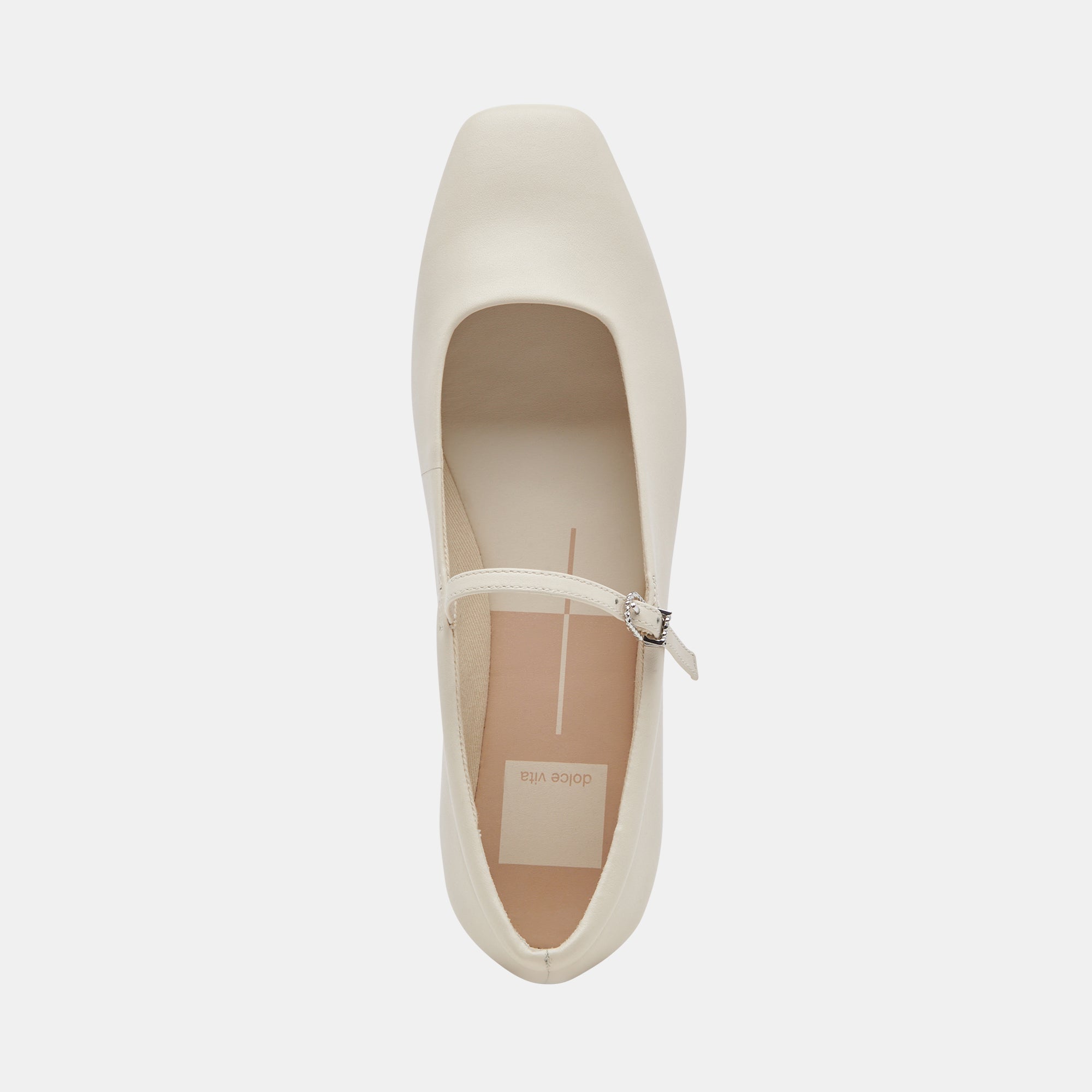 Reyes Ivory Leather Ballet Flats | Dolce Vita Women