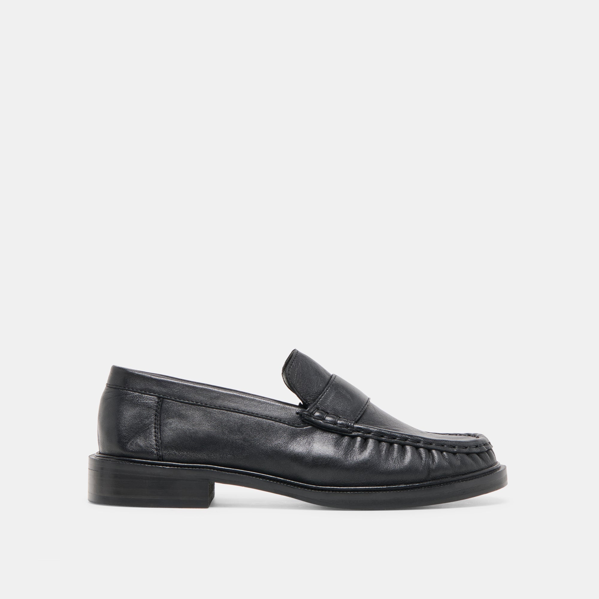 Bodi Black Leather Loafers | Women Dolce Vita