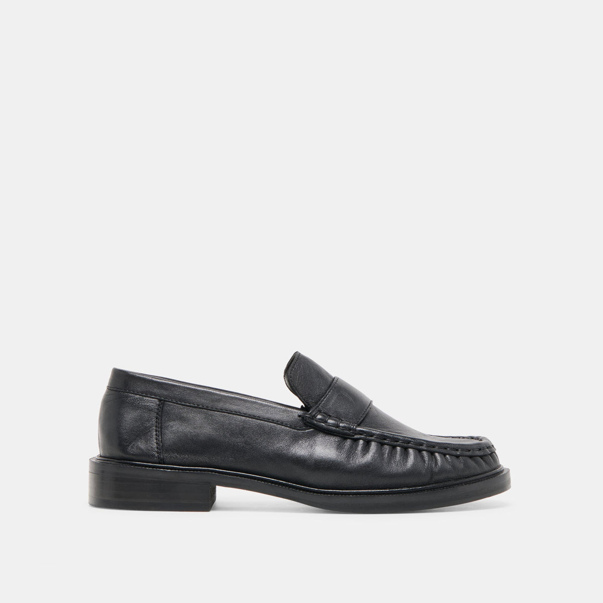 Bodi Black Leather Loafers | Women Dolce Vita