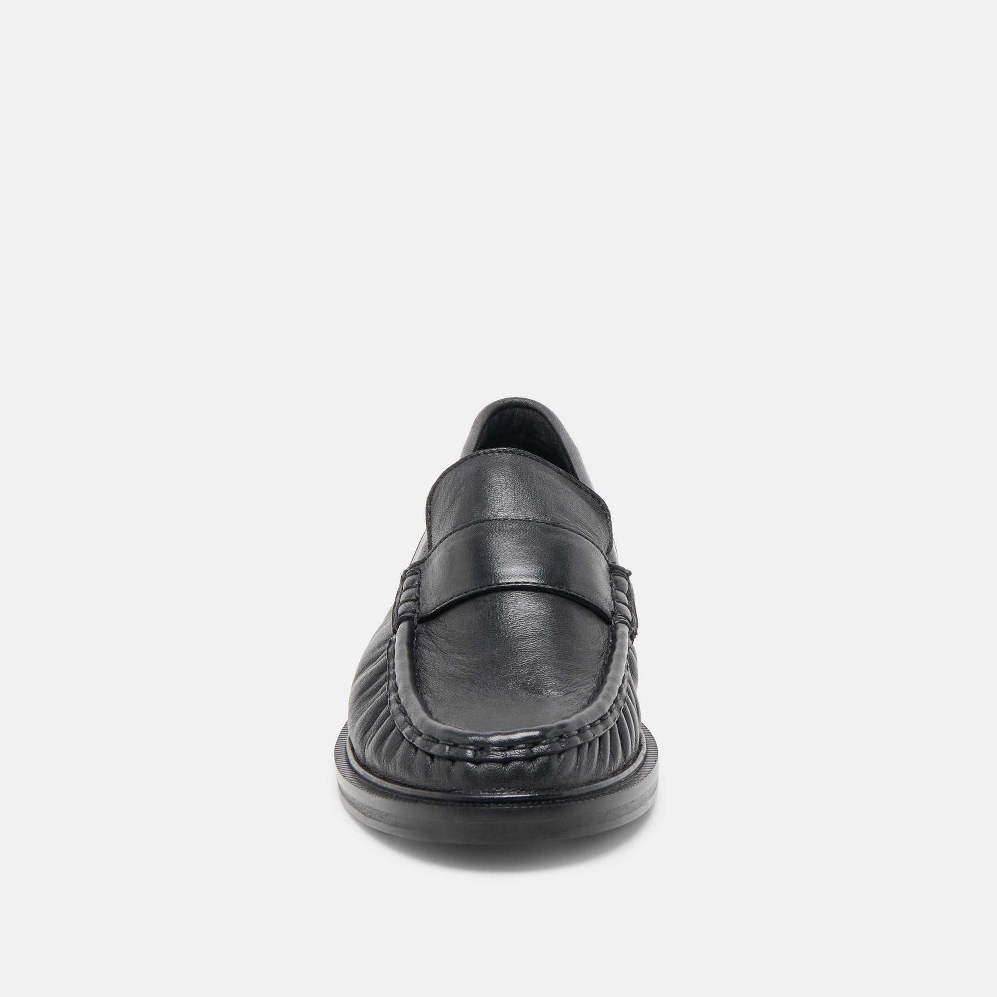 Bodi Black Leather Loafers | Women Dolce Vita