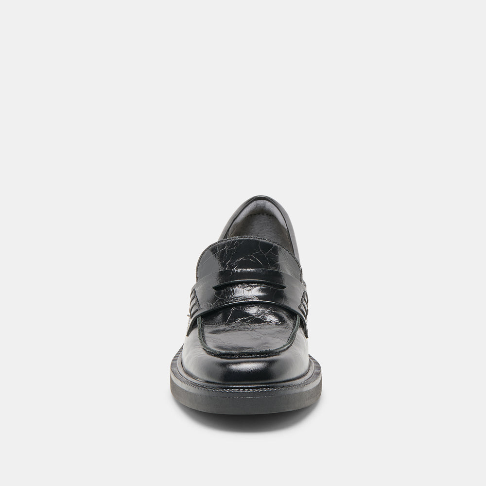Tiggy Midnight Crinkle Patent Loafers | Dolce Vita Women