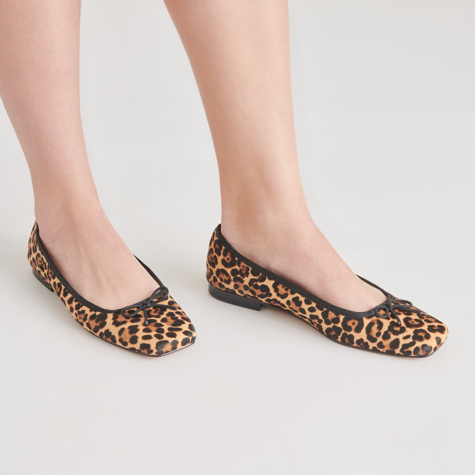 Anisa Ballet Flats DK LEOPARD CALF HAIR | Women Dolce Vita