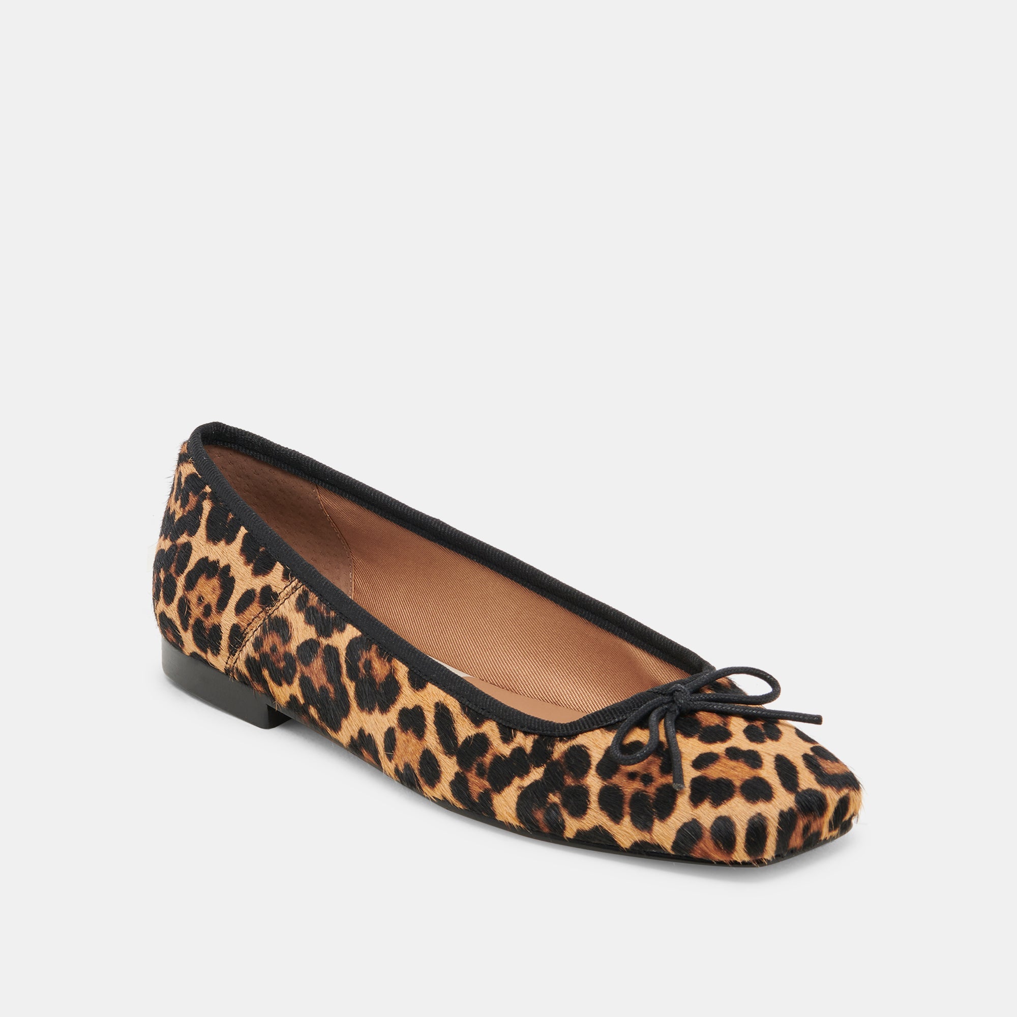 Anisa Ballet Flats DK LEOPARD CALF HAIR | Women Dolce Vita