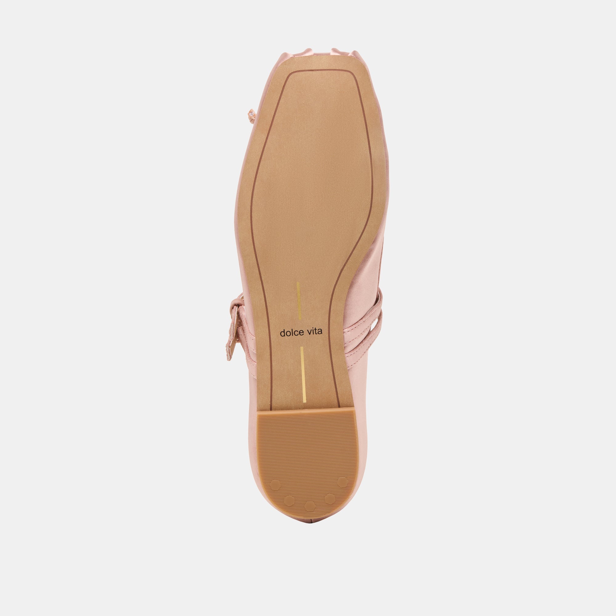 Gibsen Blush Satin Ballet Flats | Women Dolce Vita