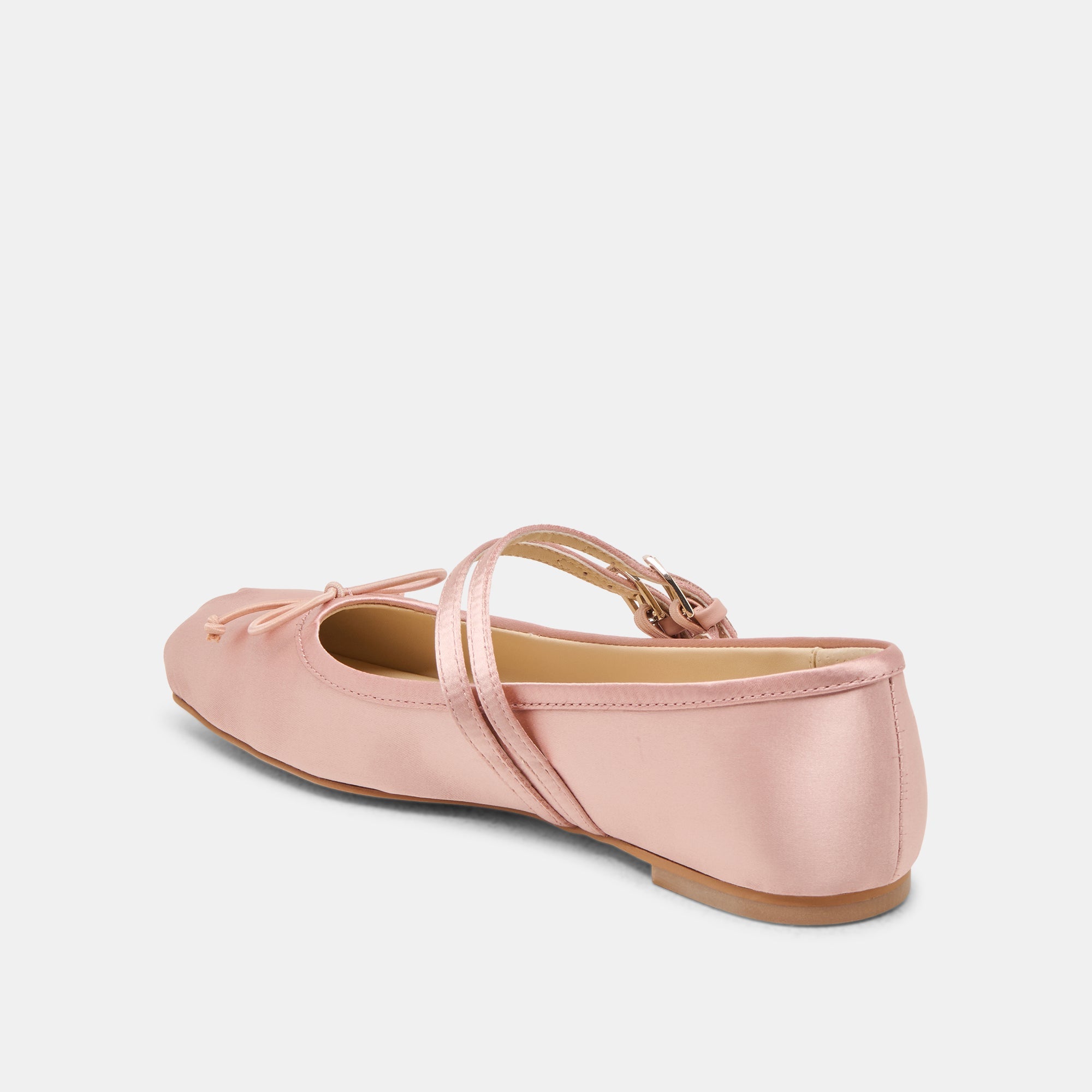 Gibsen Blush Satin Ballet Flats | Women Dolce Vita