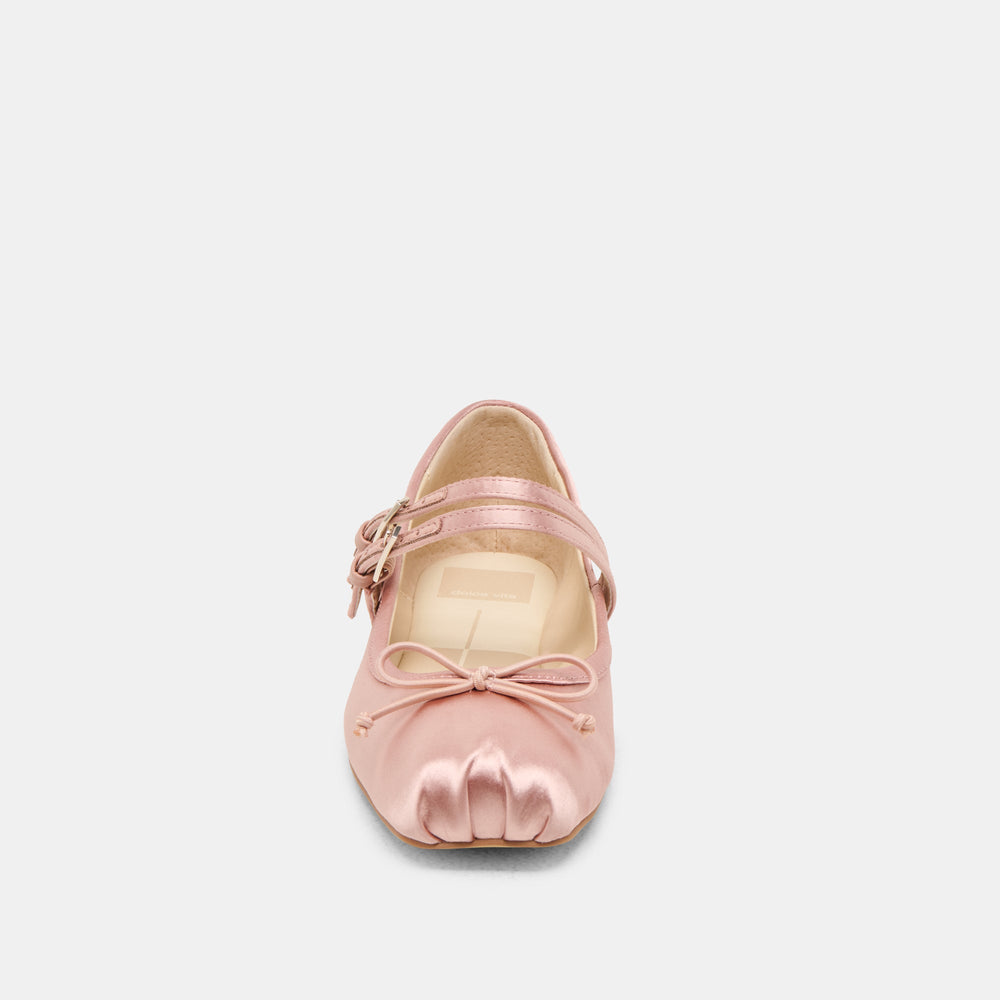 Gibsen Blush Satin Ballet Flats | Women Dolce Vita