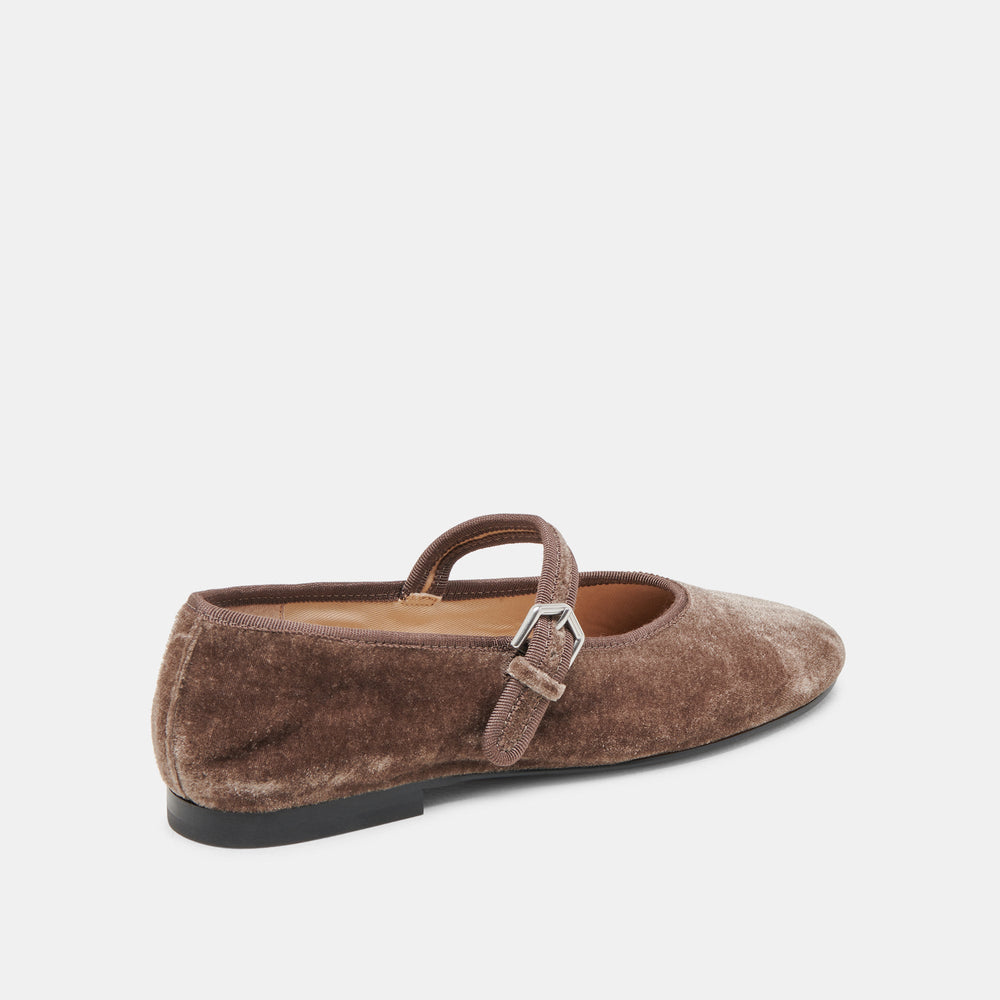 ROSLYN BALLET FLATS SMOKE VELVET | Dolce Vita Women