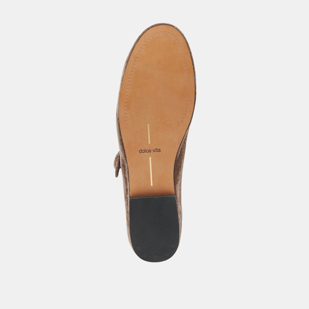 ROSLYN BALLET FLATS SMOKE VELVET | Dolce Vita Women