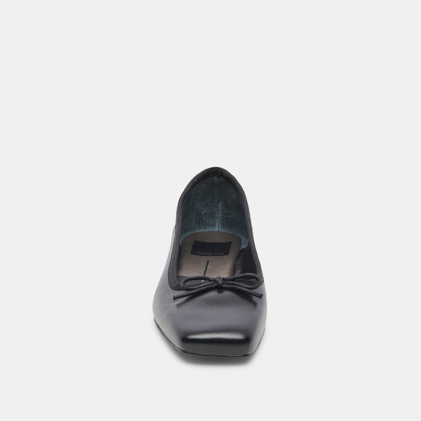 ANISA Ballet Flats Black Leather - Dolce Vita