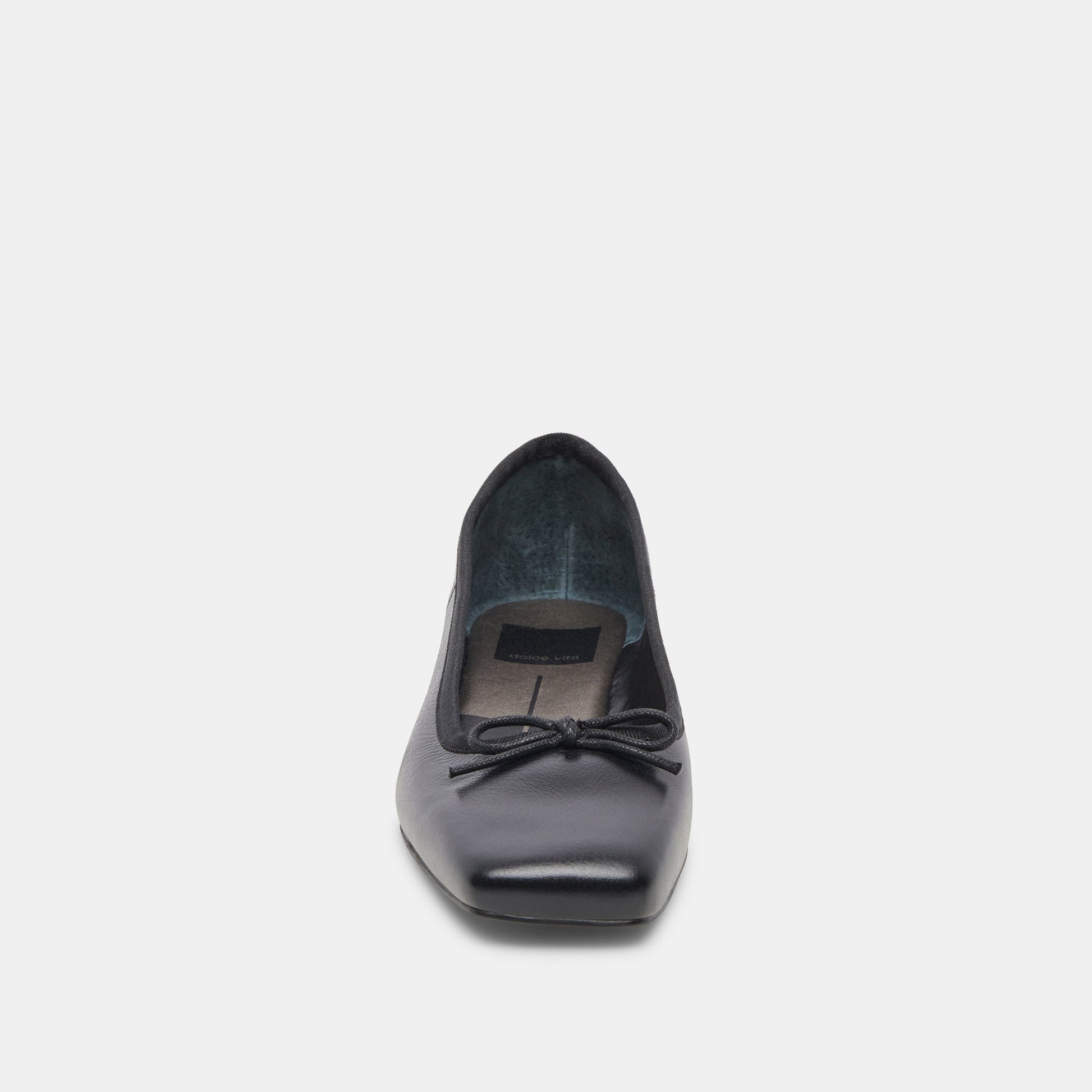 ANISA Ballet Flats Black Leather - Dolce Vita