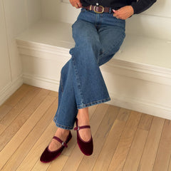 ROSLYN BALLET FLATS WINE VELVET | Dolce Vita Women