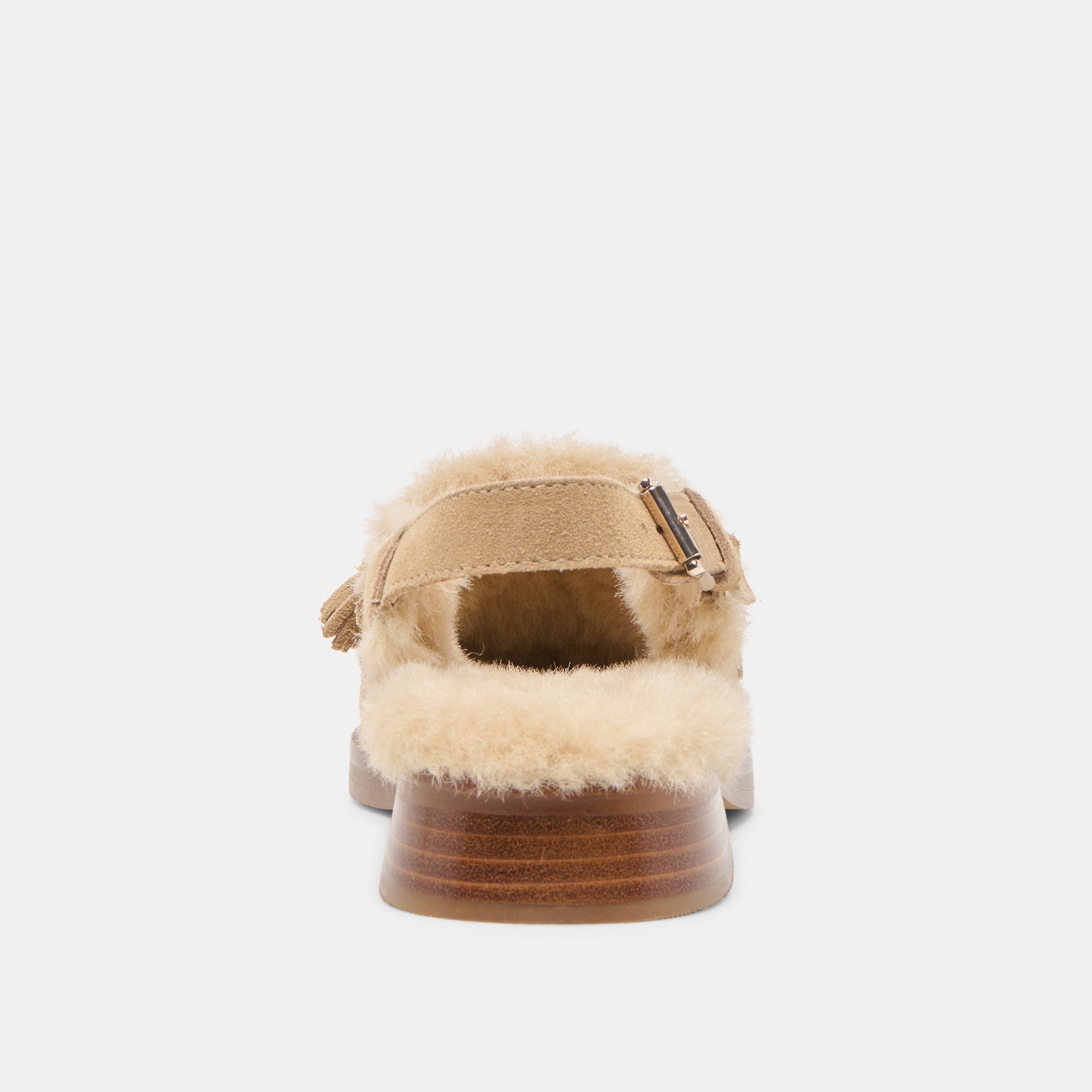 Hamlit Plush Dk Taupe Suede Loafers | Women Dolce Vita