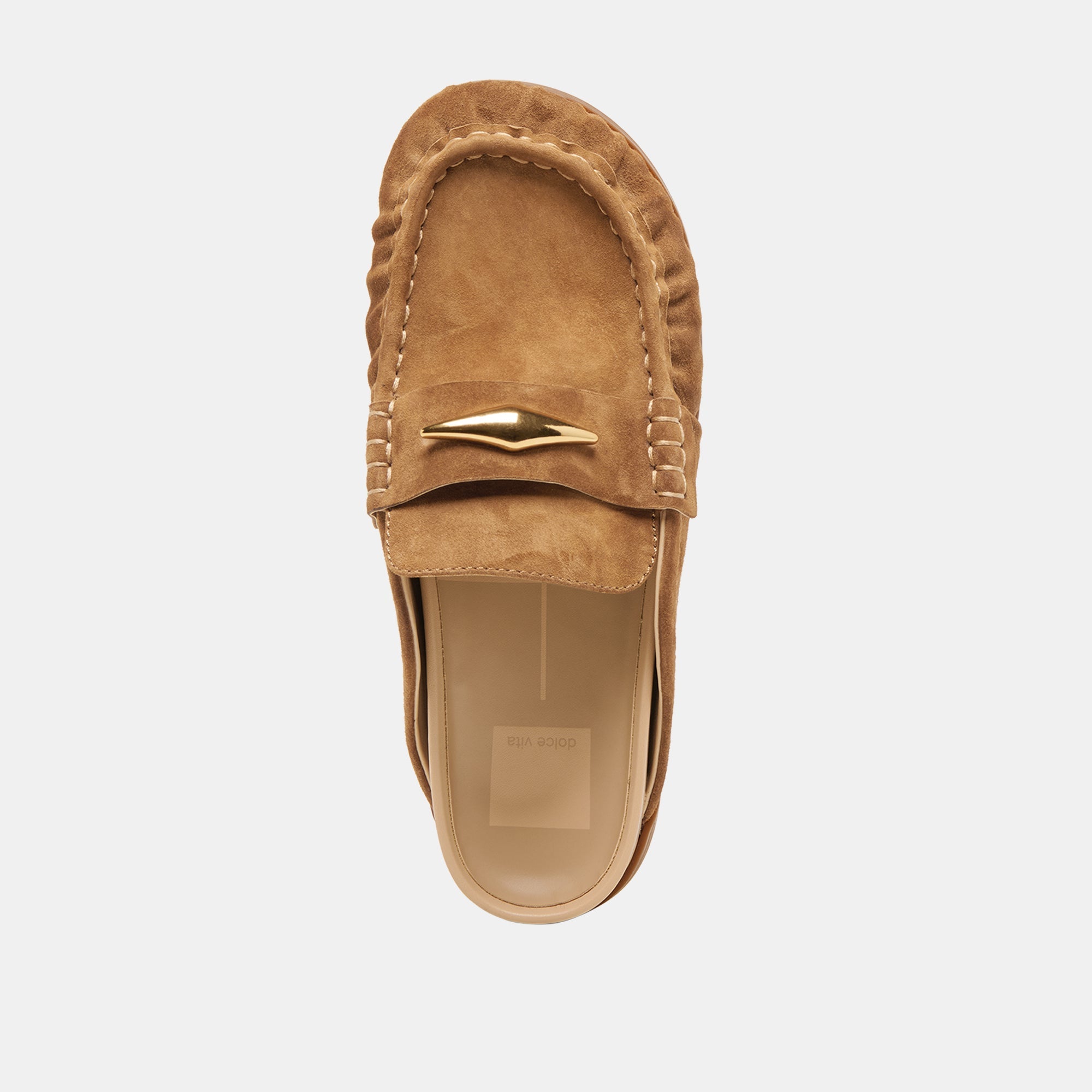 Jodero Lt Brown Suede Flats | Dolce Vita Women