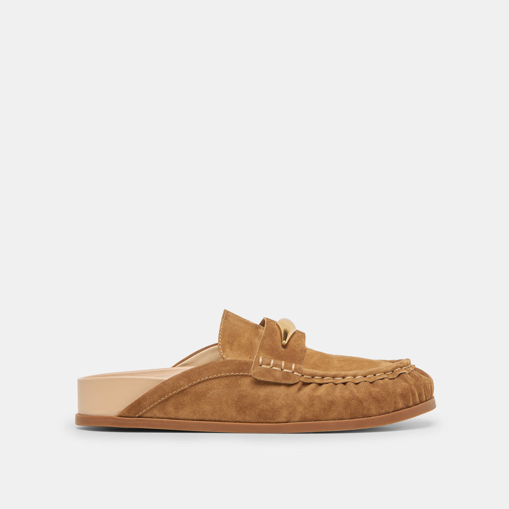 Jodero Lt Brown Suede Flats | Dolce Vita Women