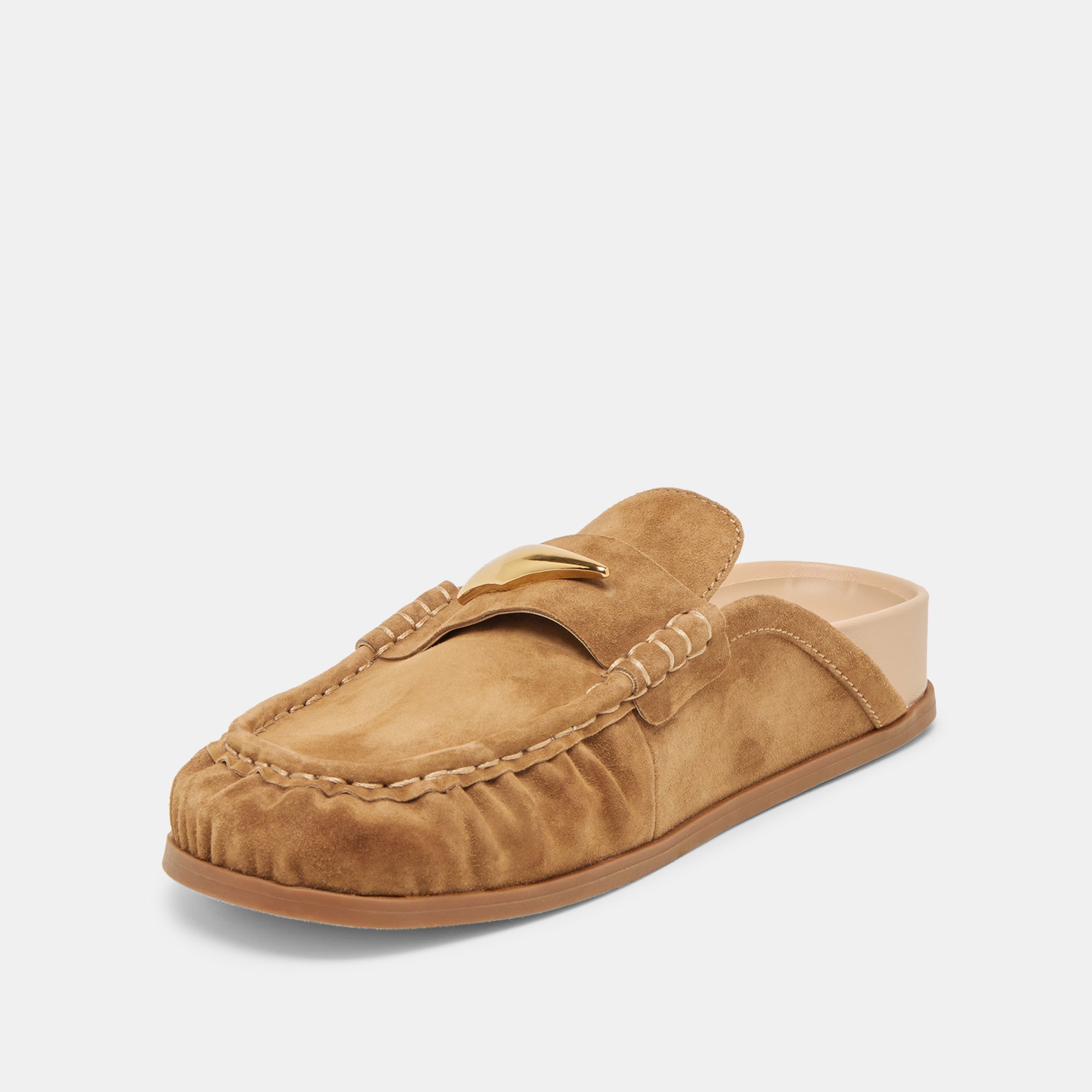 Jodero Lt Brown Suede Flats | Dolce Vita Women