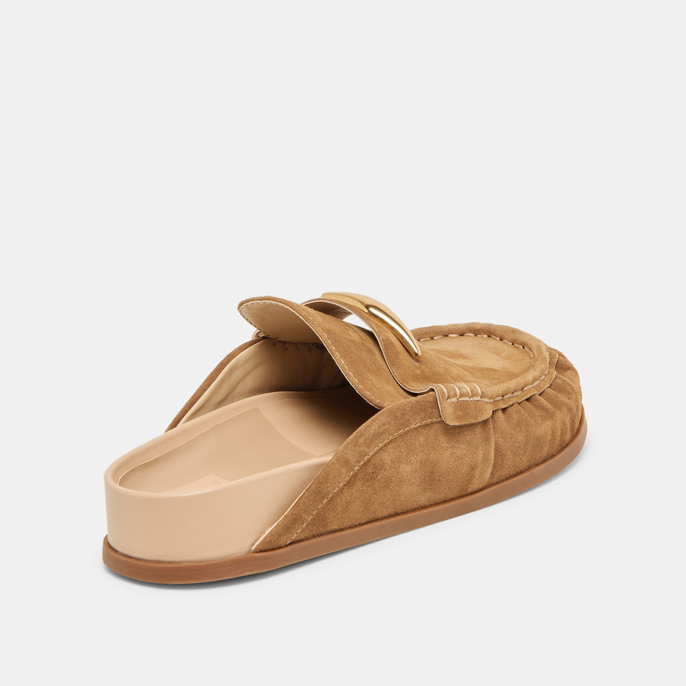 Jodero Lt Brown Suede Flats | Dolce Vita Women