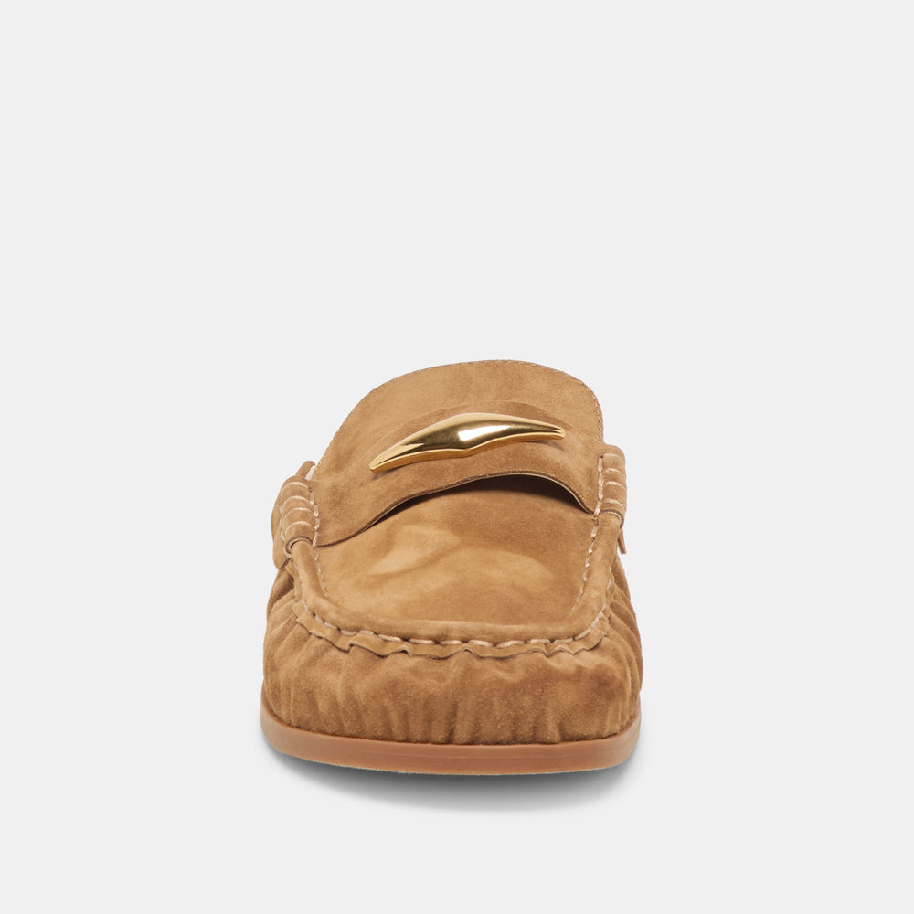 Jodero Lt Brown Suede Flats | Dolce Vita Women