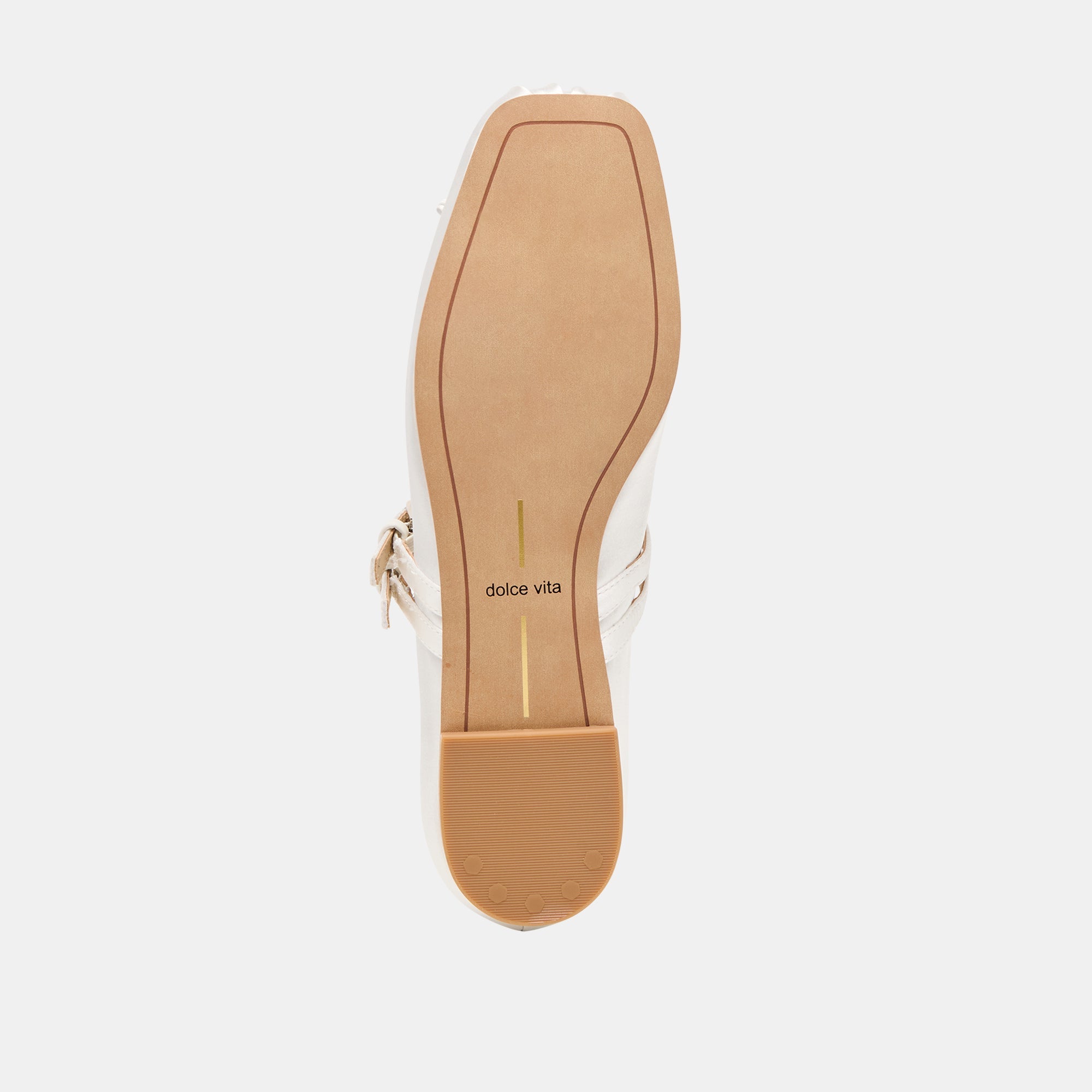 Gibsen True White Satin Ballet Flats | Dolce Vita Women