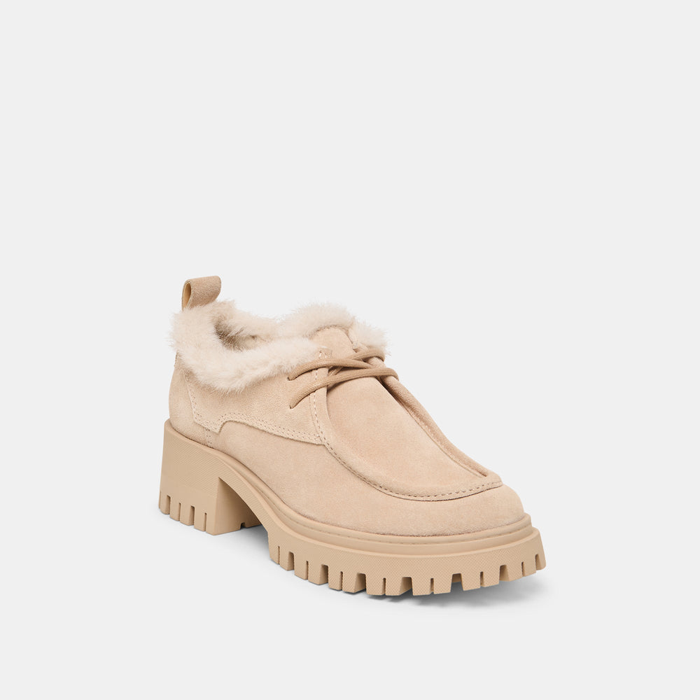 Milza Plush Dune Suede Loafers | Women Dolce Vita